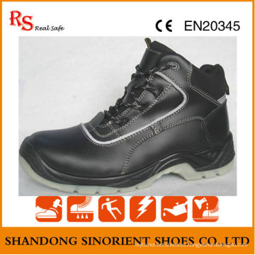 Zapatos de seguridad de acero negro Dubai RS736